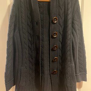 Iris von Arnim Women's Cashmere Hooded Cardigan Size L